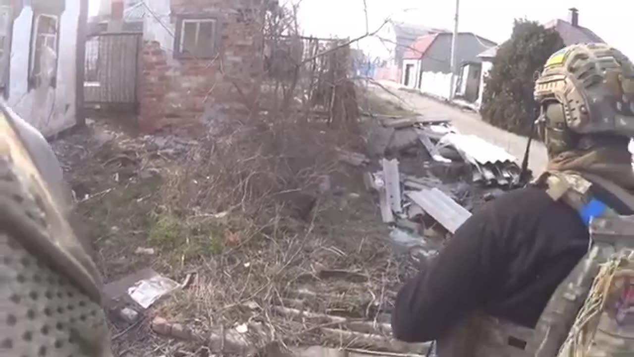 🔴 GoPro/Helmet war footage in Bakhmut Ukraine / Firefight with Russia - NEW!!