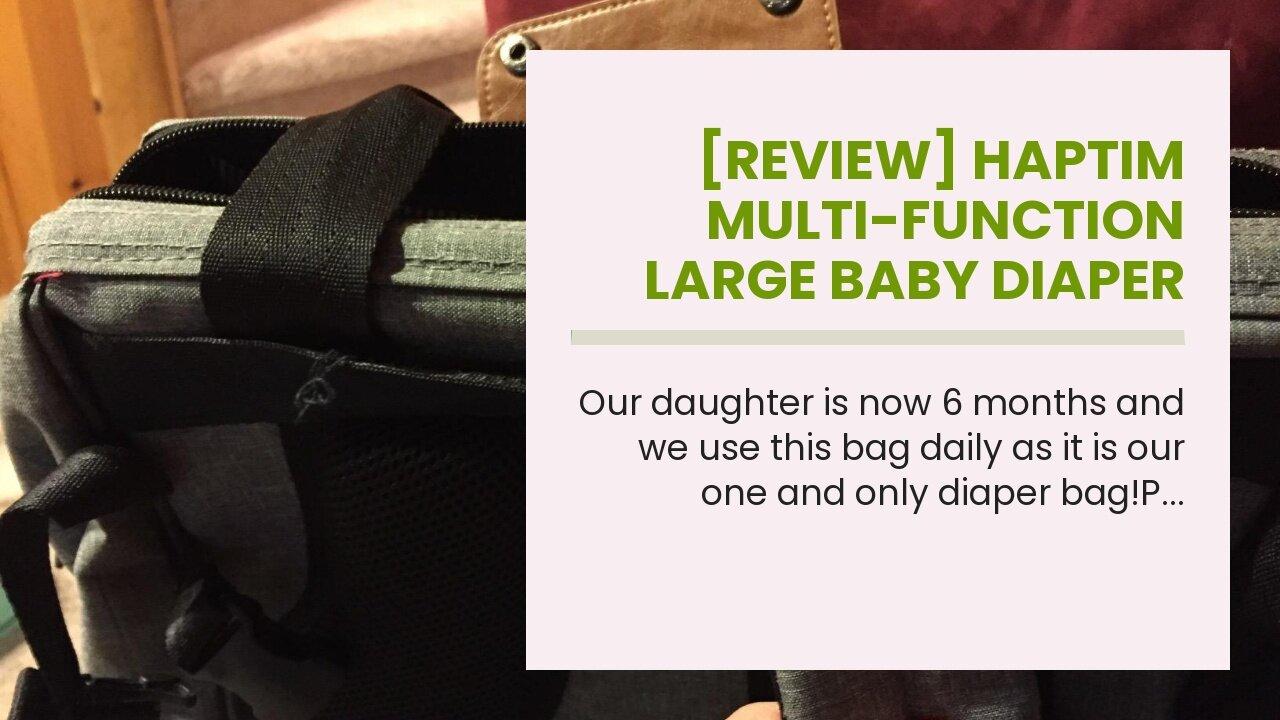 [REVIEW] HapTim Multifunction Large Baby Diaper One News Page VIDEO