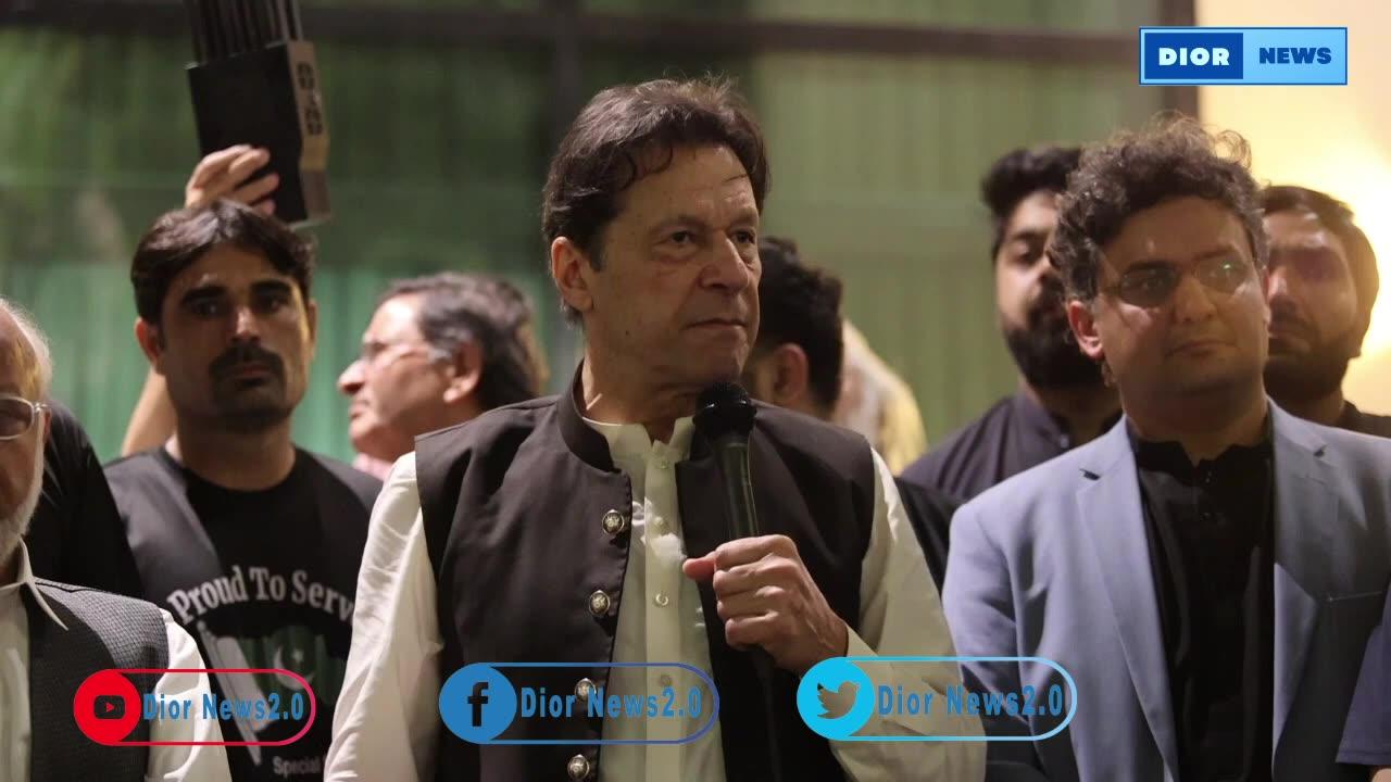 Chairman PTI Imran Khan Addressing Workers at Zaman Park Lahore||DiorNews2.0