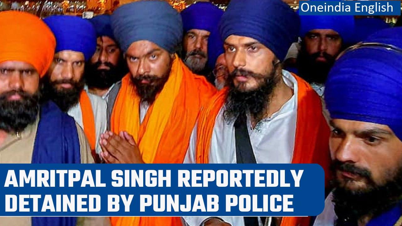 Amritpal Singh, Khalistani leader and Waris Punjab De chief, reportedly arrested | Oneindia News