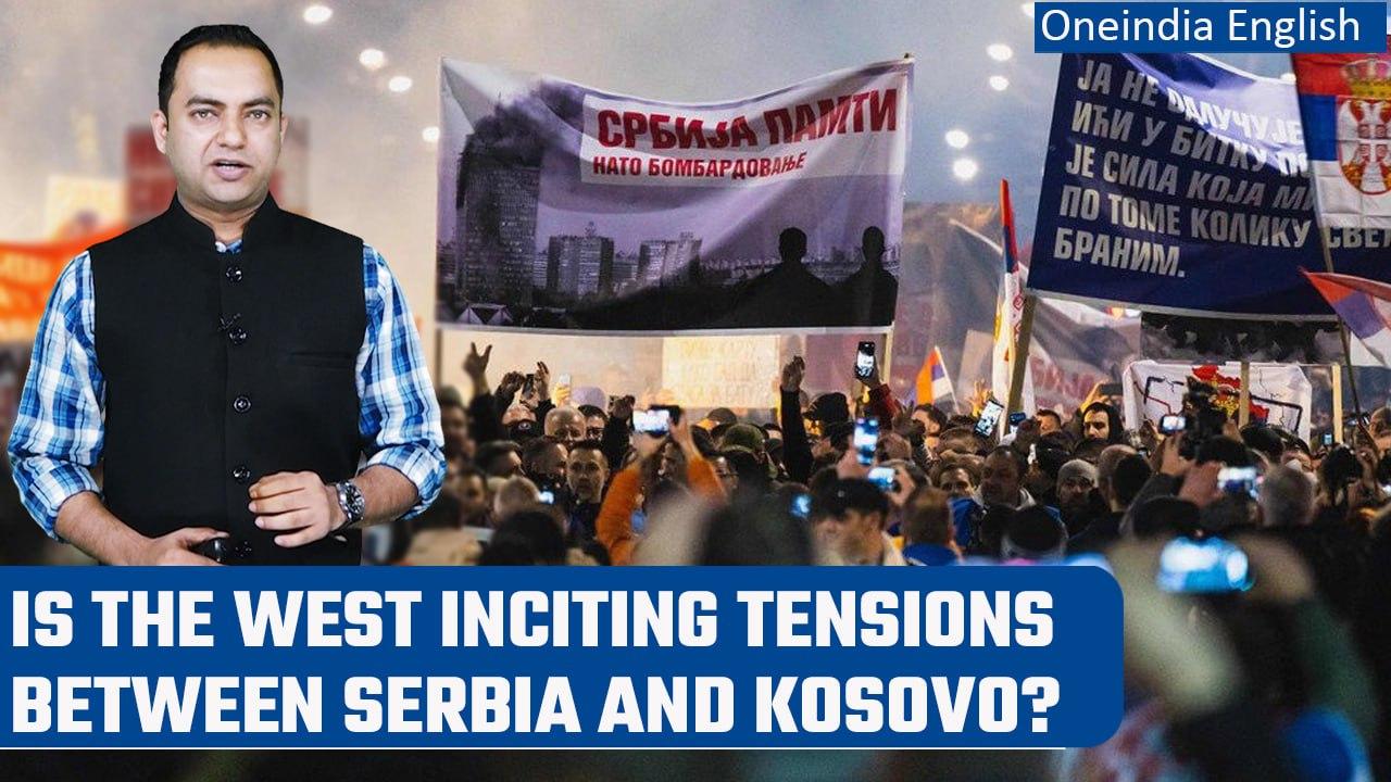 Belgrade erupts in anger over EU's plan for ties between Serbia,Kosovo | Explainer | Oneindia News