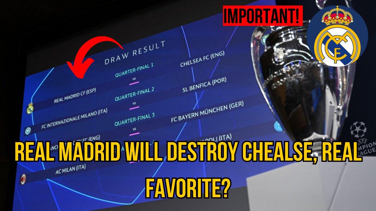 🚨🚨 [Important] Real Madrid faces Chelsea in the Champions quarterfinals; City faces Bayern 🚨🚨