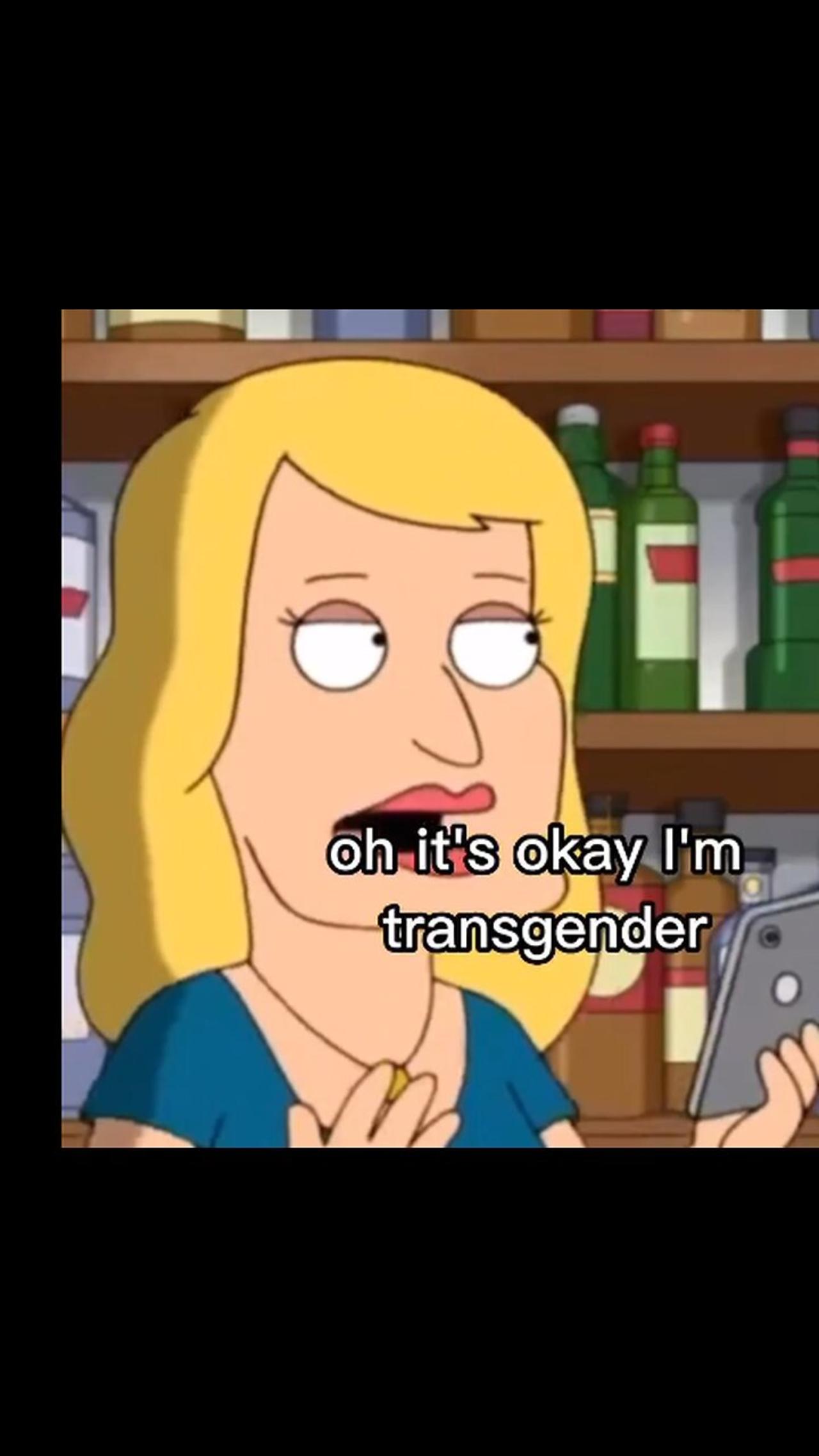 Family Guy (S18E02): Transgender can do whatever they want