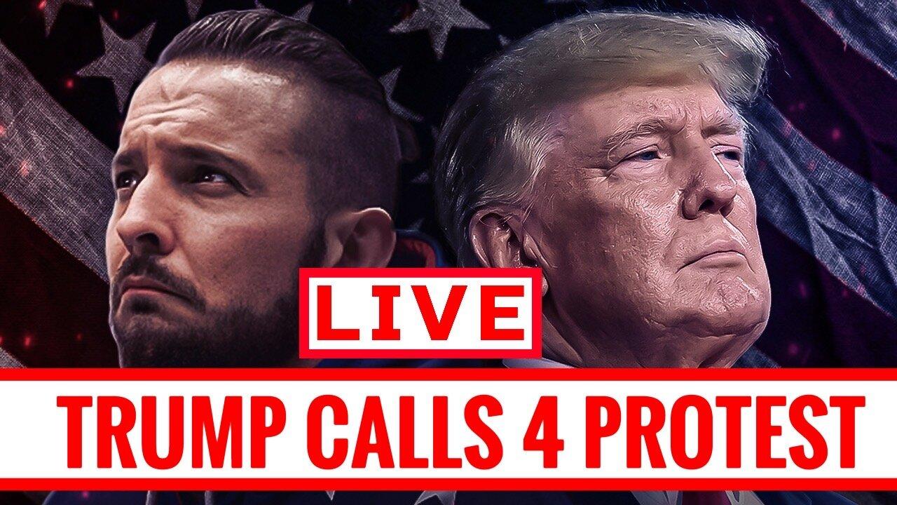 President Trump Calls for Protest! The Corrupt Justic Department Plans to Arrest Donald Trump