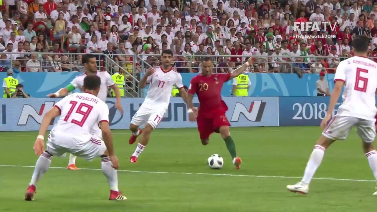 Ricardo QUARESMA goal vs IR Iran   2018 FIFA World Cup   Hyundai Goal of the Tournament Nominee