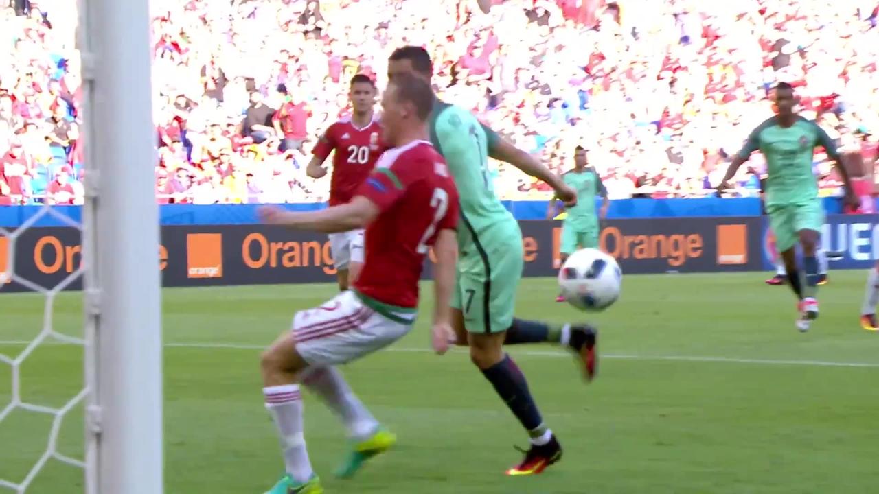 Cristiano Ronaldo amazing flick goal vs Hungary - HD