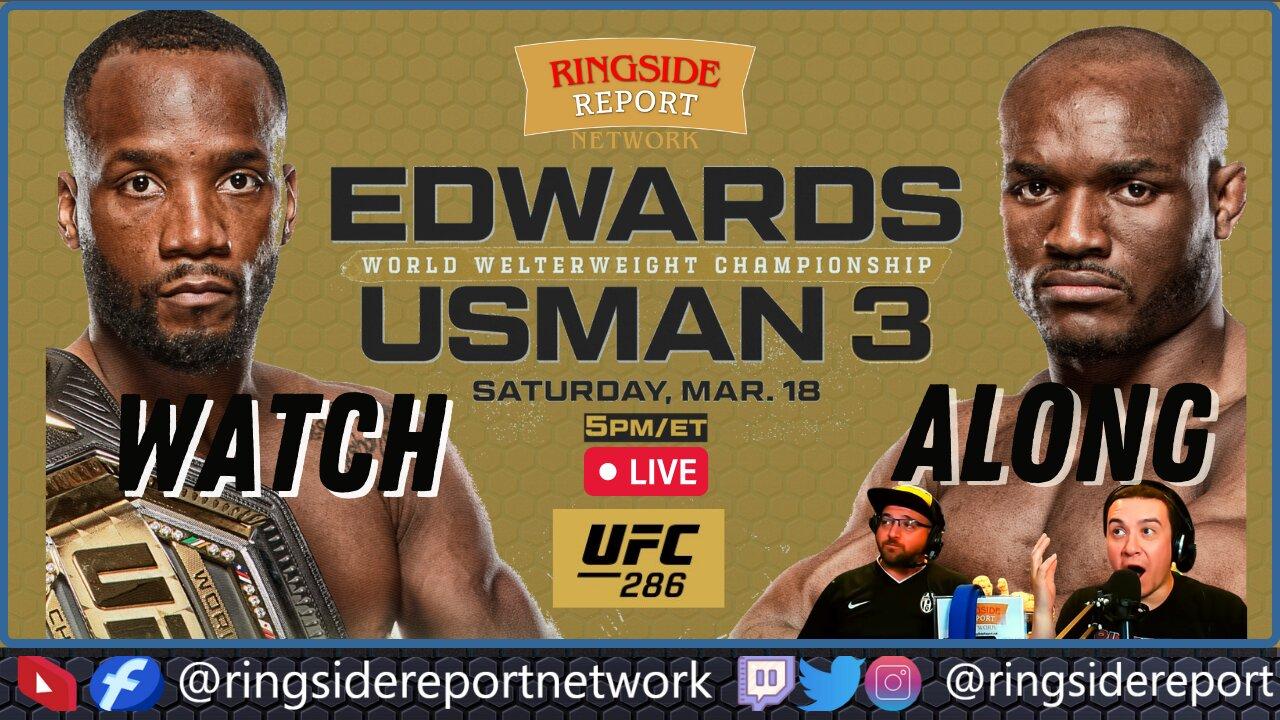 UFC 286: Edwards vs. Usman 3 | Watch Along | LIVE🟥