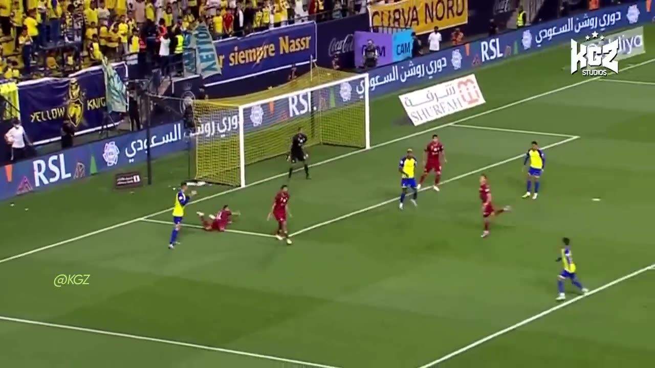 Cristiano Ronaldo Free-Kick Goal vs Abha (18_03_2023) HD