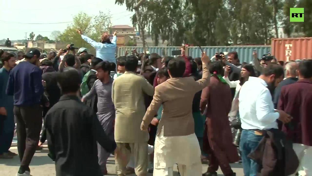 Imran Khan supporters clash with police
