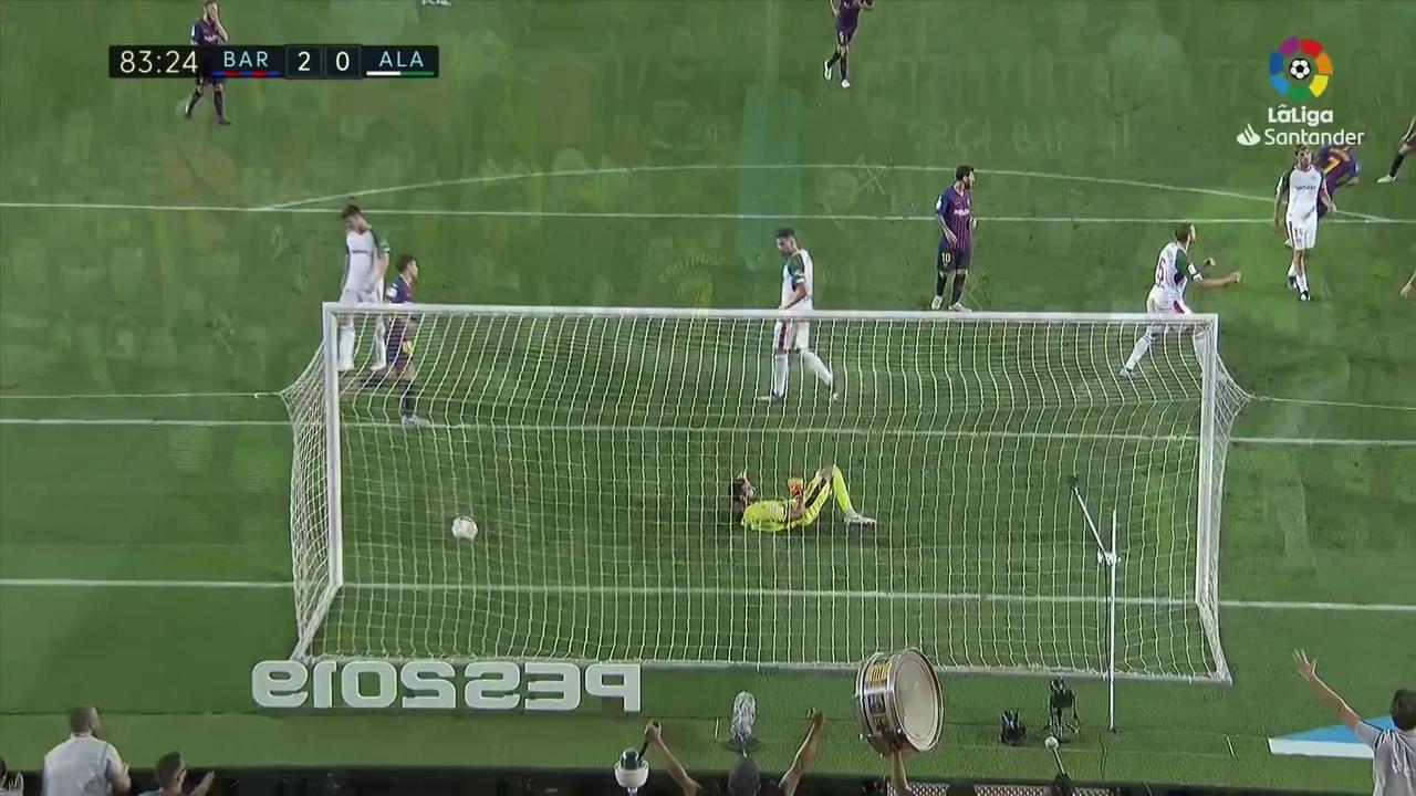 Golazo de Coutinho (2-0) FC Barcelona vs Deportivo Alavés