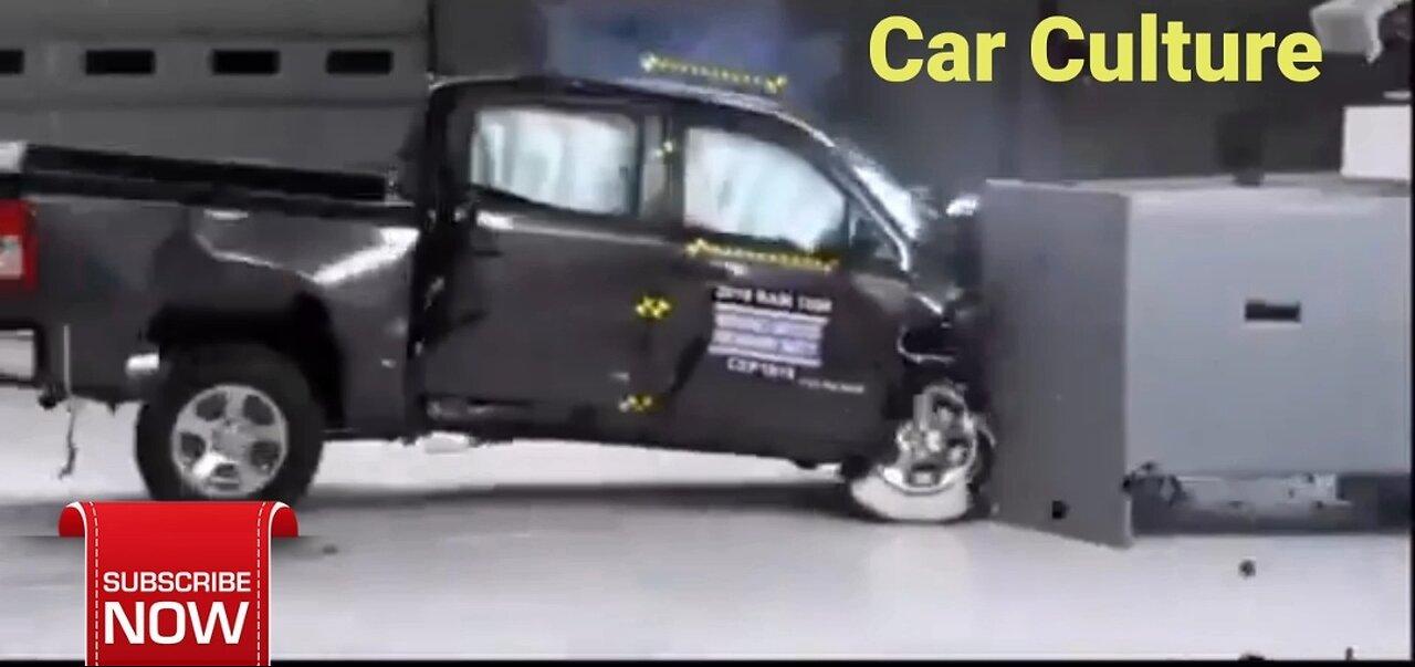 Crash test of cars