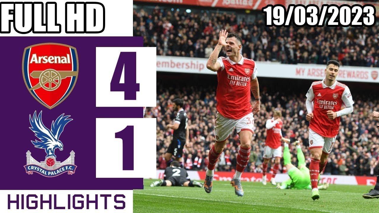 Arsenal vs Crystal Palace 4-1 Extended Highlights Goals | Premier League 2023