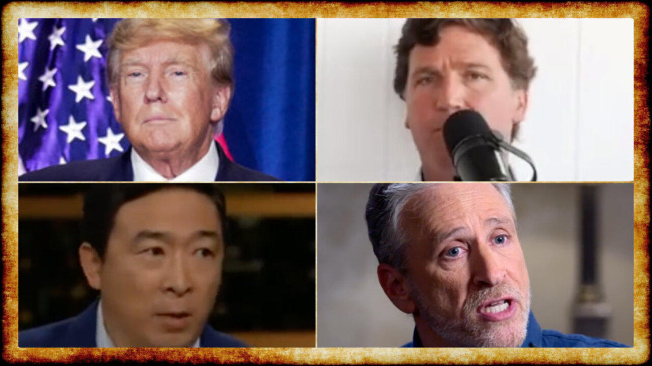 Trump Expects ARREST, Tucker's STUNNING Admission, Maher vs. Yang, Stewart vs. Summers