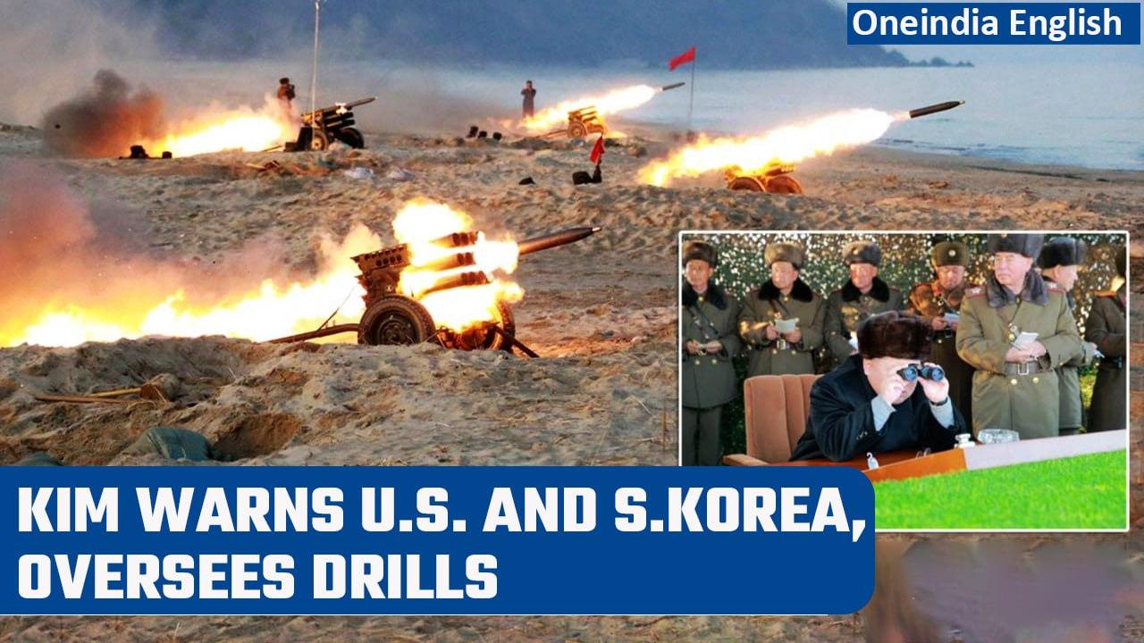 N.Korea’s Kim oversees simulated nuclear counterattack against US, S.Korea | Oneindia News
