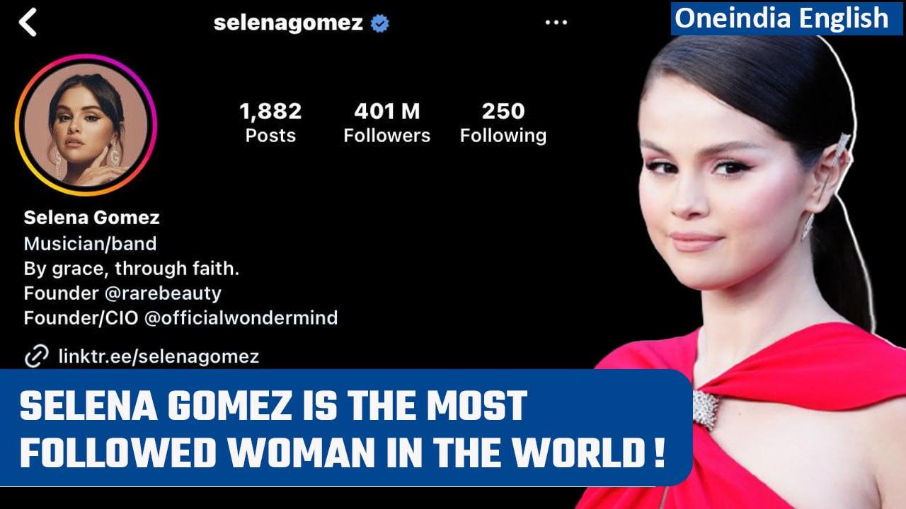 Selena Gomez became the 1st female artist to cross 400 million followers on Instagram| Oneindia News