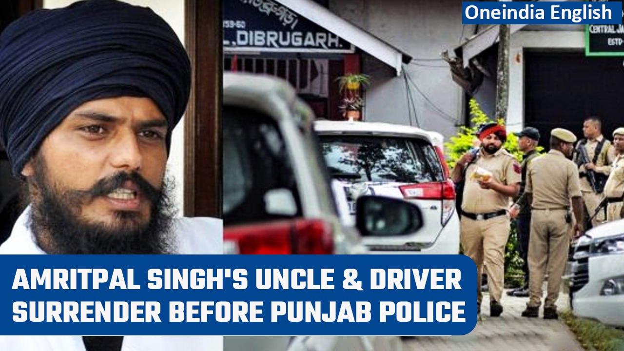 Amritpal Singh's uncle and driver surrender; Punjab extends suspension of internet | Oneindia News