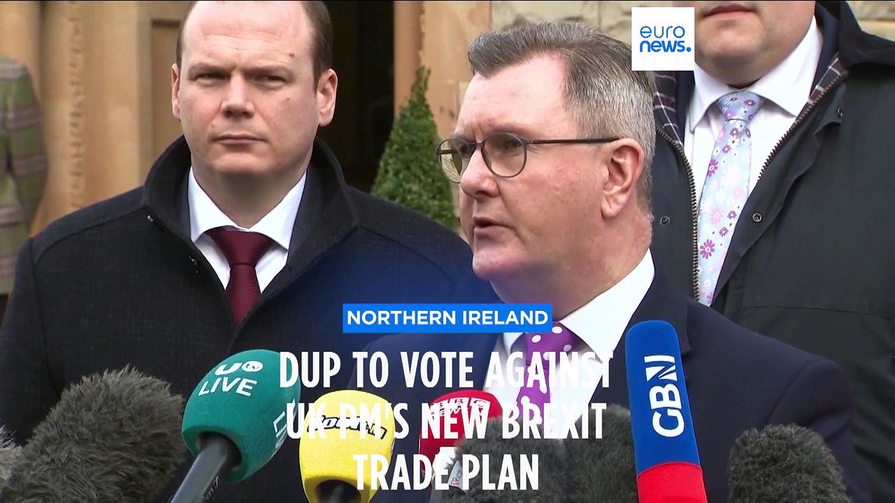 Northern Ireland's Democratic Unionists to vote against UK's new Brexit trade plan