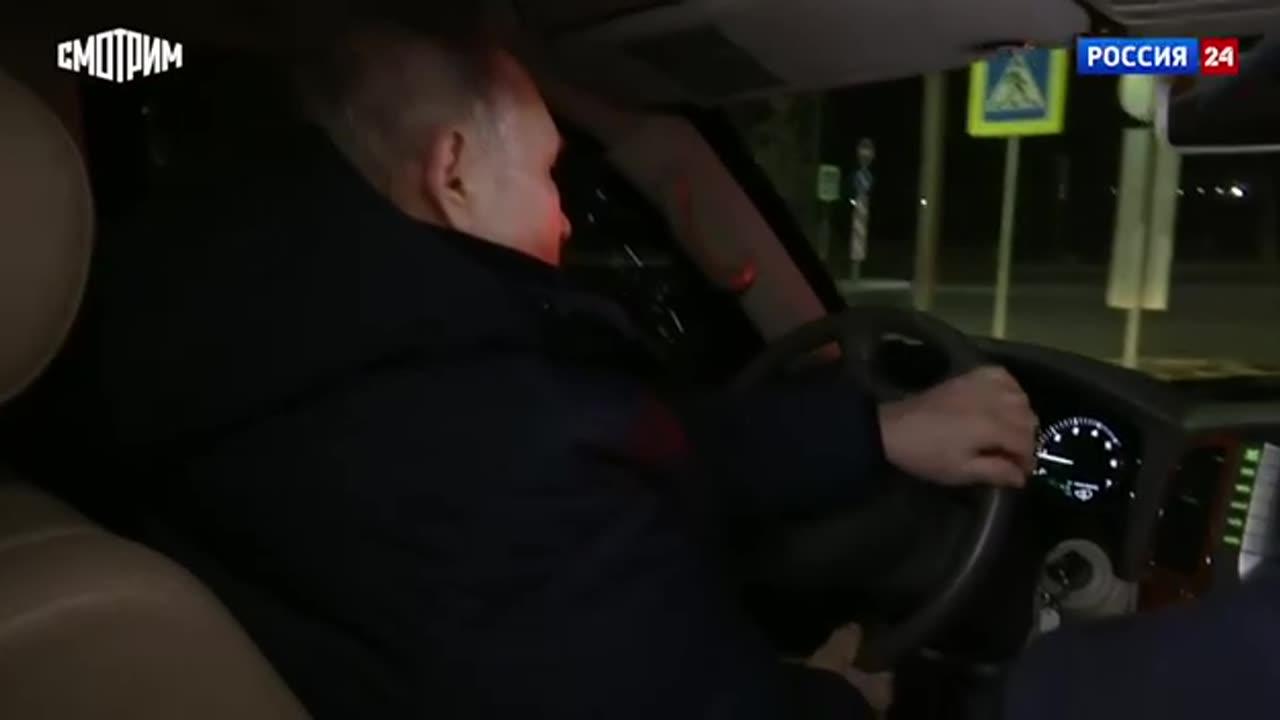 Vladimir Putin personally drove through Mariupol
