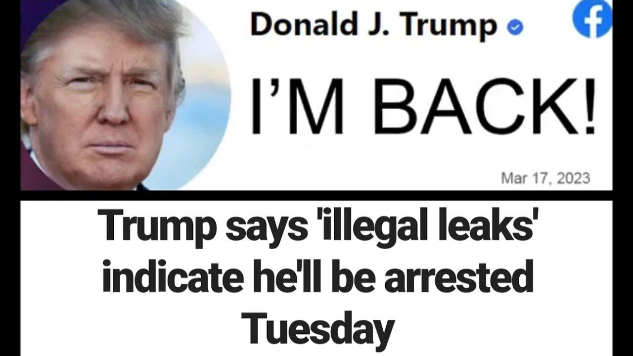 Trump back on social media, now they plan to arrest him? Here's the play...