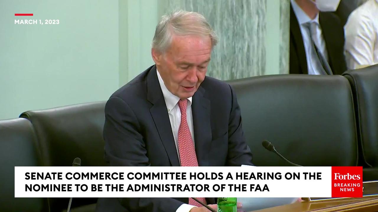 'No One Understands Saftey Better'- Ed Markey Touts Biden FAA Administrator Nom's Military Record