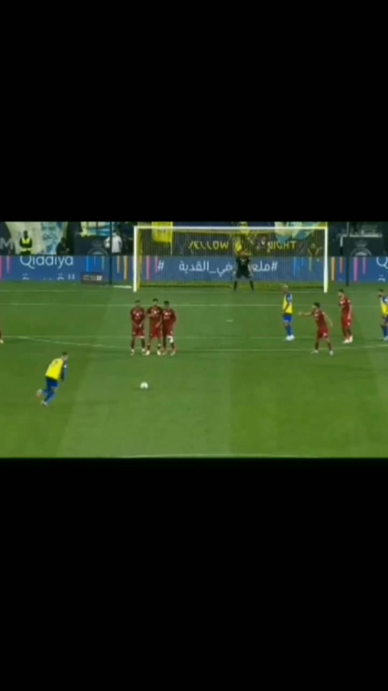 CR7 Free-Kick Goal for Al Nassr vs Abha