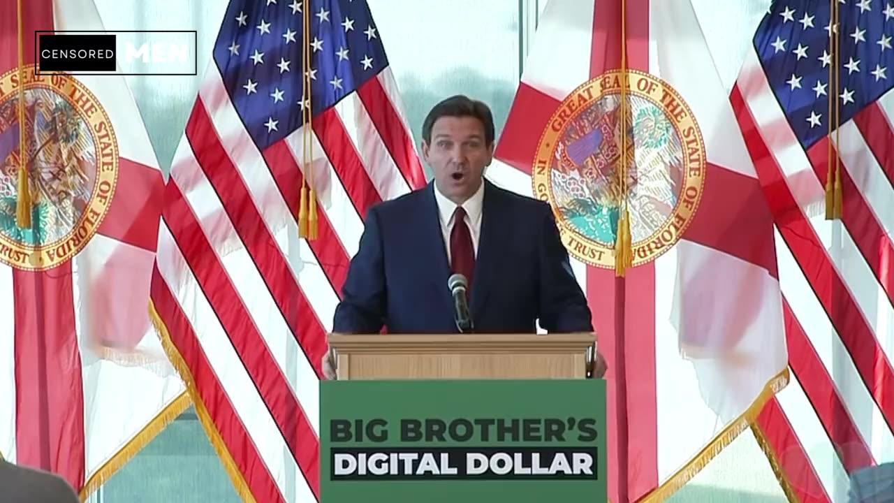 BREAKING - Florida Gov. Ron DeSantis calls for a BAN on CBDCs (Central Bank Digital Currencies).
