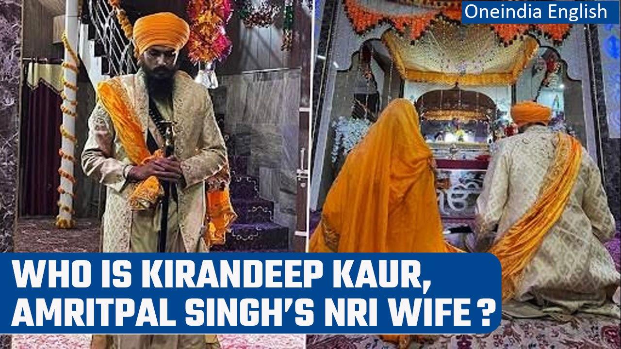Amritpal Singh’s wife Kirandeep Kaur being questioned by the Punjab Police | Oneindia News