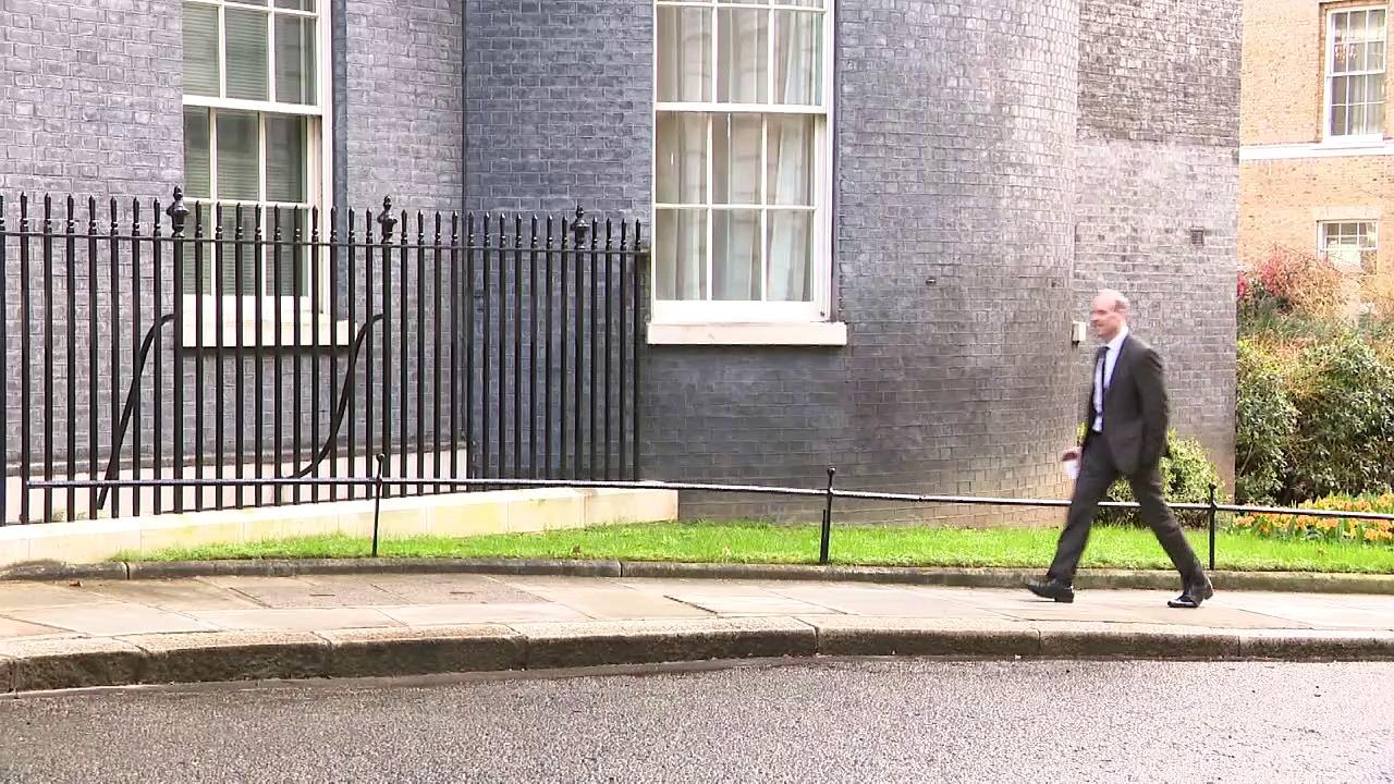 Ministers arrive at No. 10 ahead of 'partygate' publication