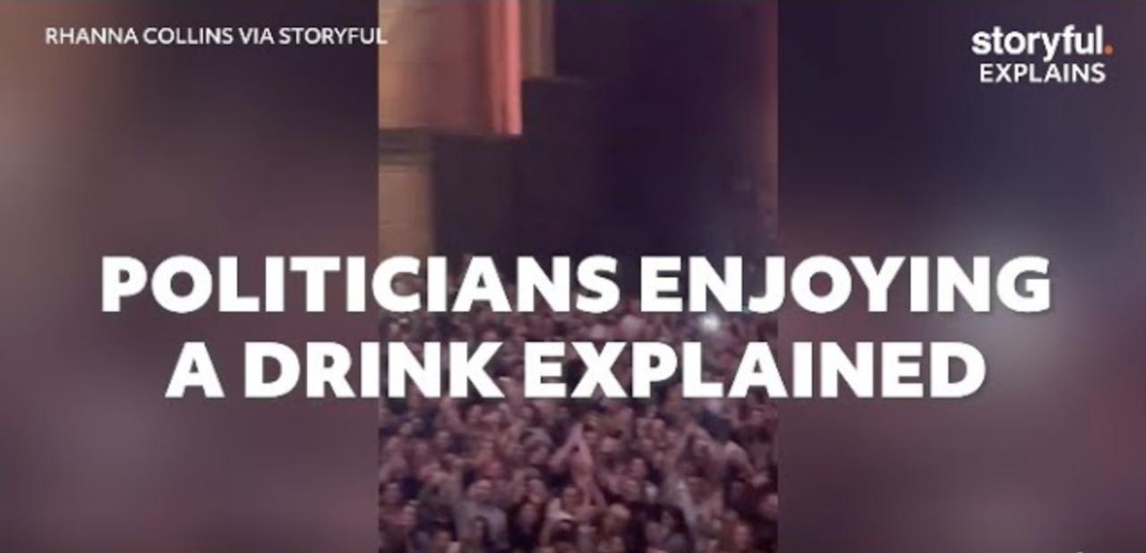 Politicians Enjoying a Drink Explained