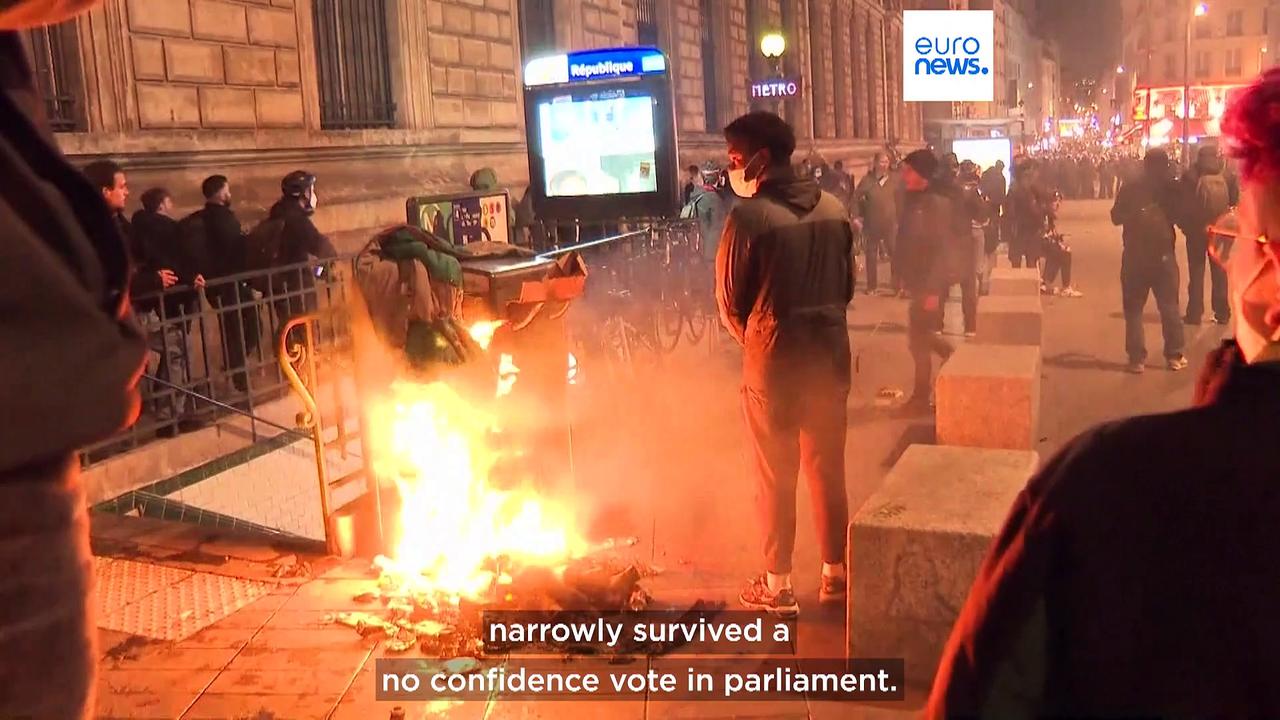 Anger continues in Paris over the controversial pension reform