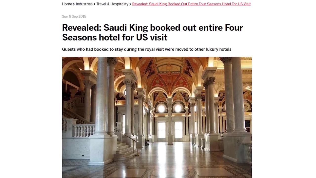 How The Saudi King Travels