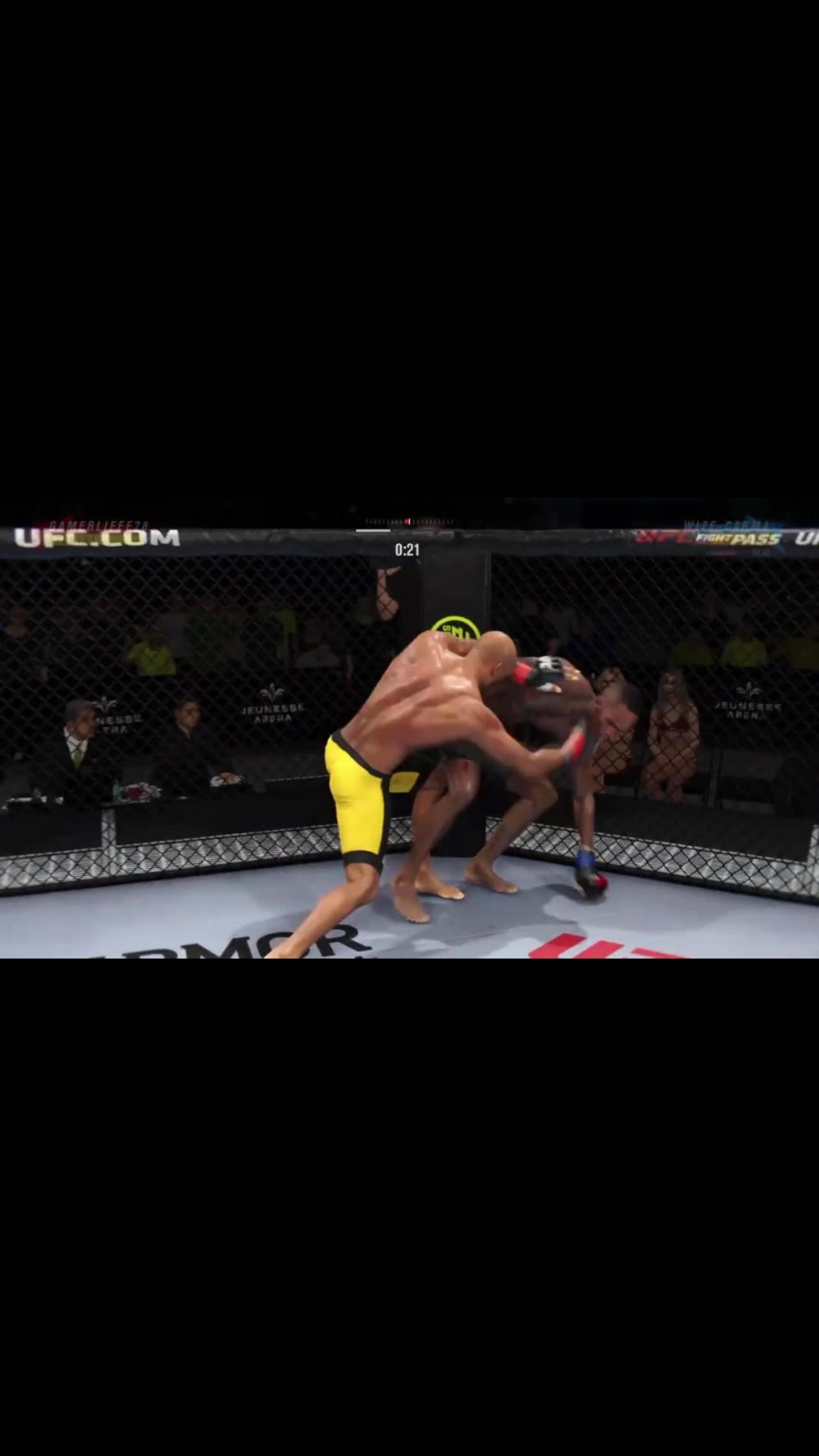 UFC 4 Anderson Silva Vs Created Fighter #shorts