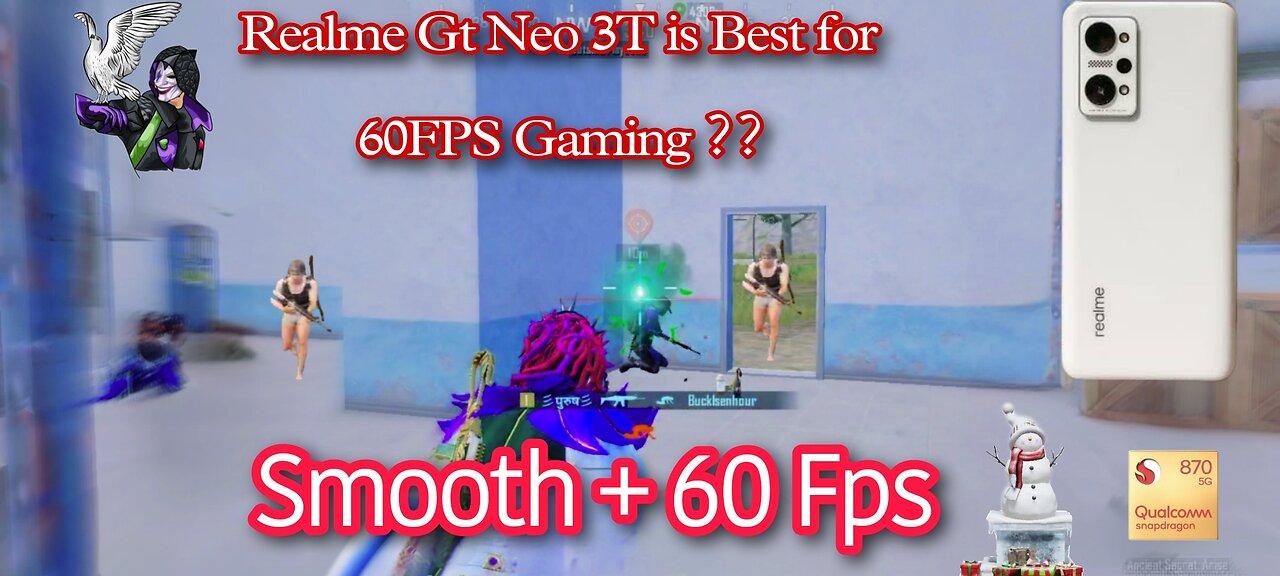 🔥Realme GT Neo 3T 60fps Rush gameplay in military Base😈😈 #viralvideo
