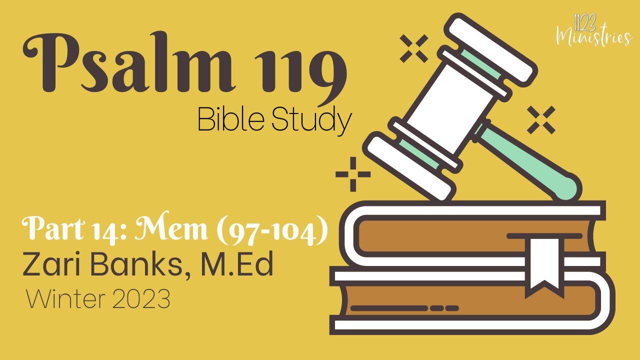 Bible Study Psalm 119 Part 14 Mem Zari One News Page VIDEO