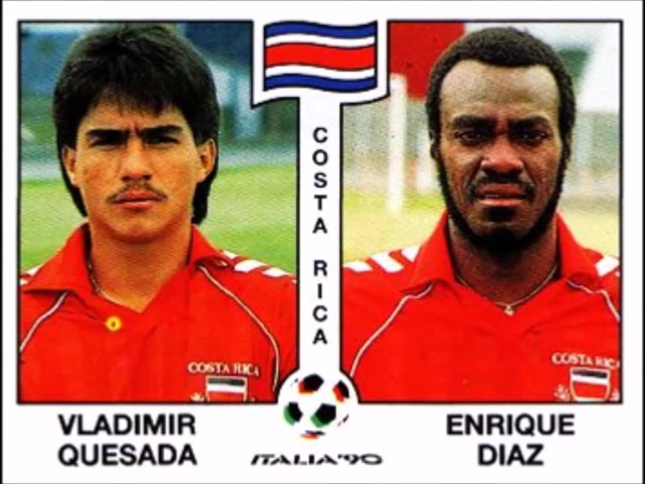 PANINI STICKERS COSTA RICA  WORLD CUP 1990