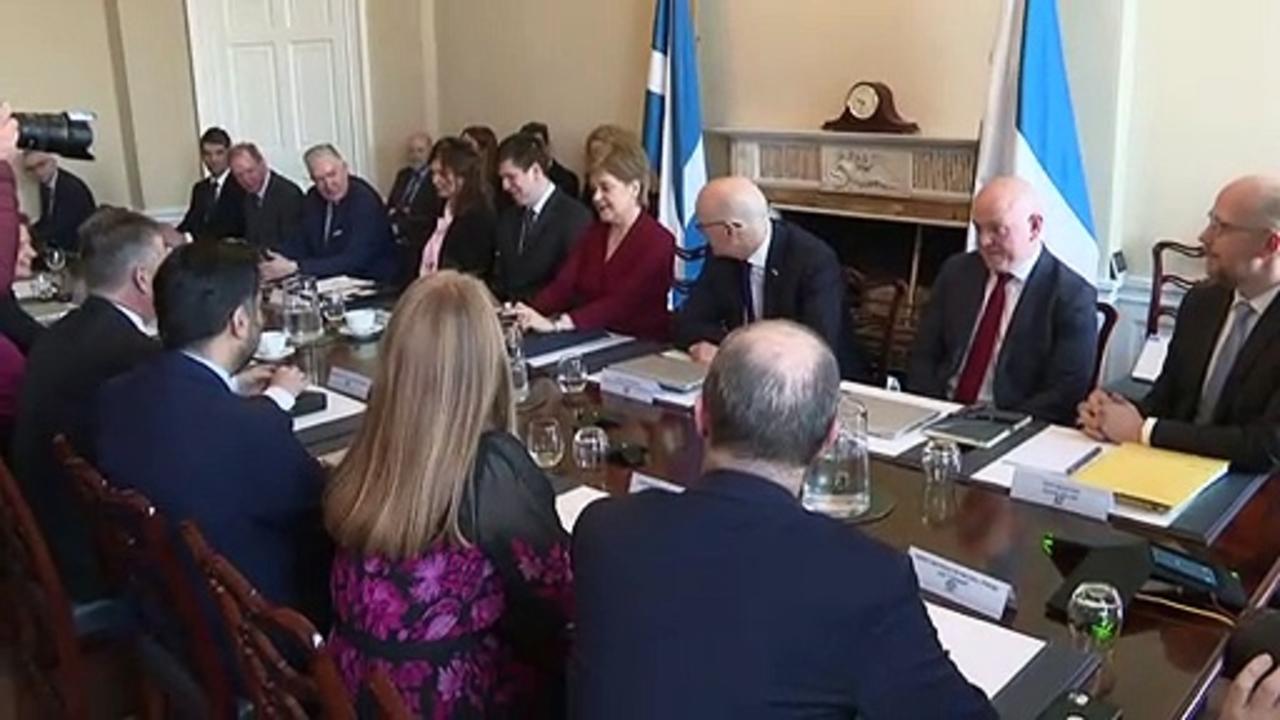 Nicola Sturgeon holds her final cabinet meeting as FM