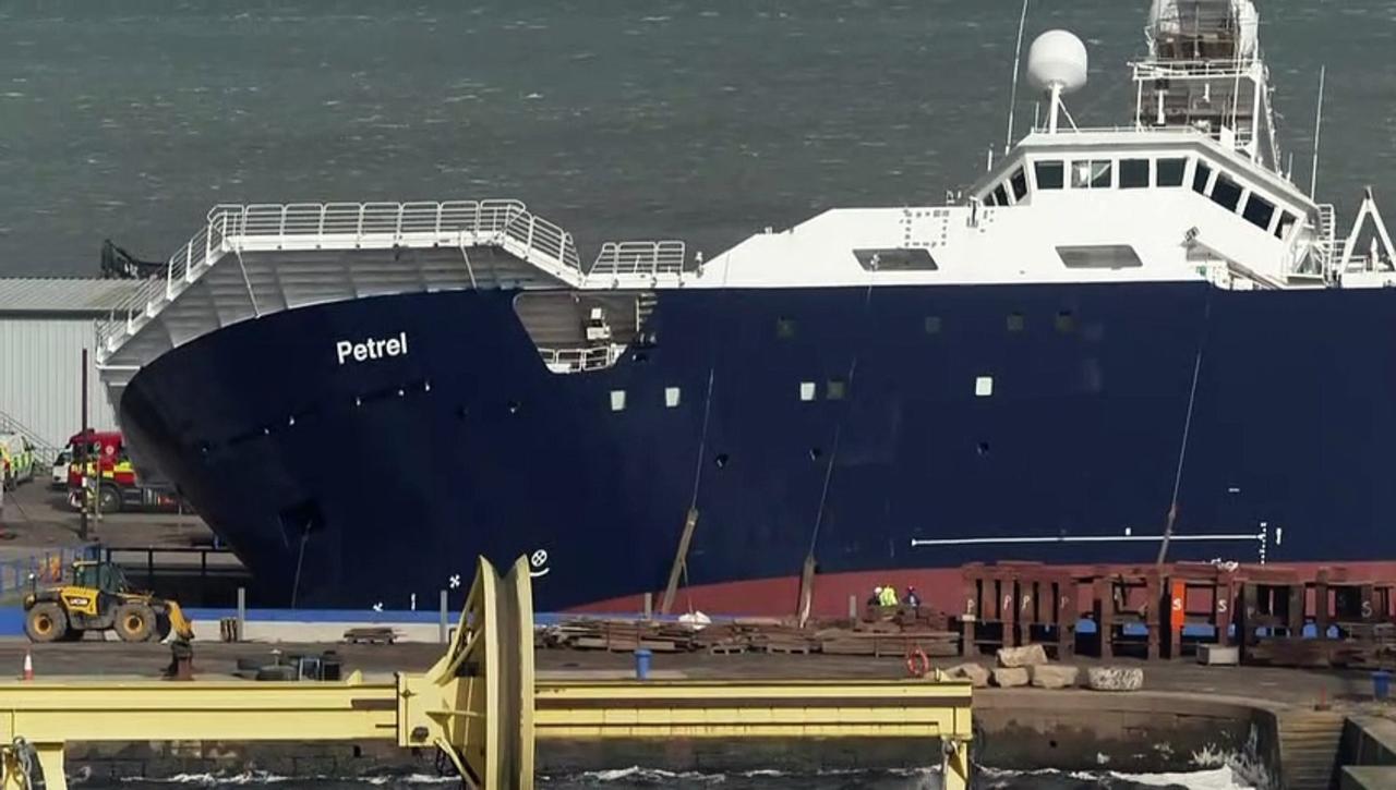 25 injured after ship tips over in Edinburgh dry dock