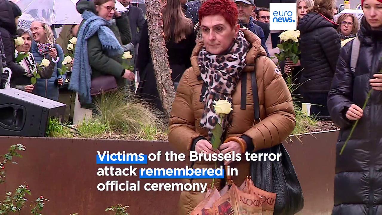 Seventh commemoration of 2016 Brussels attacks adds 33rd victim's name
