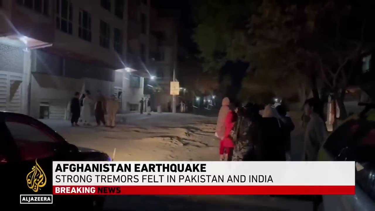 Powerful earthquake in Balochistan., India and Pakistan