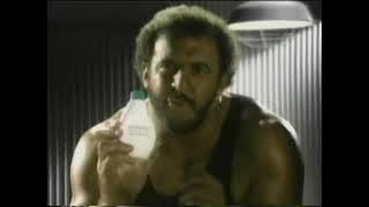 Lyle Alzado Tegrin Shampoo Vintage TV Commercial from 1986 80s 80's Retro TV Los Angeles Raiders 📺🏈