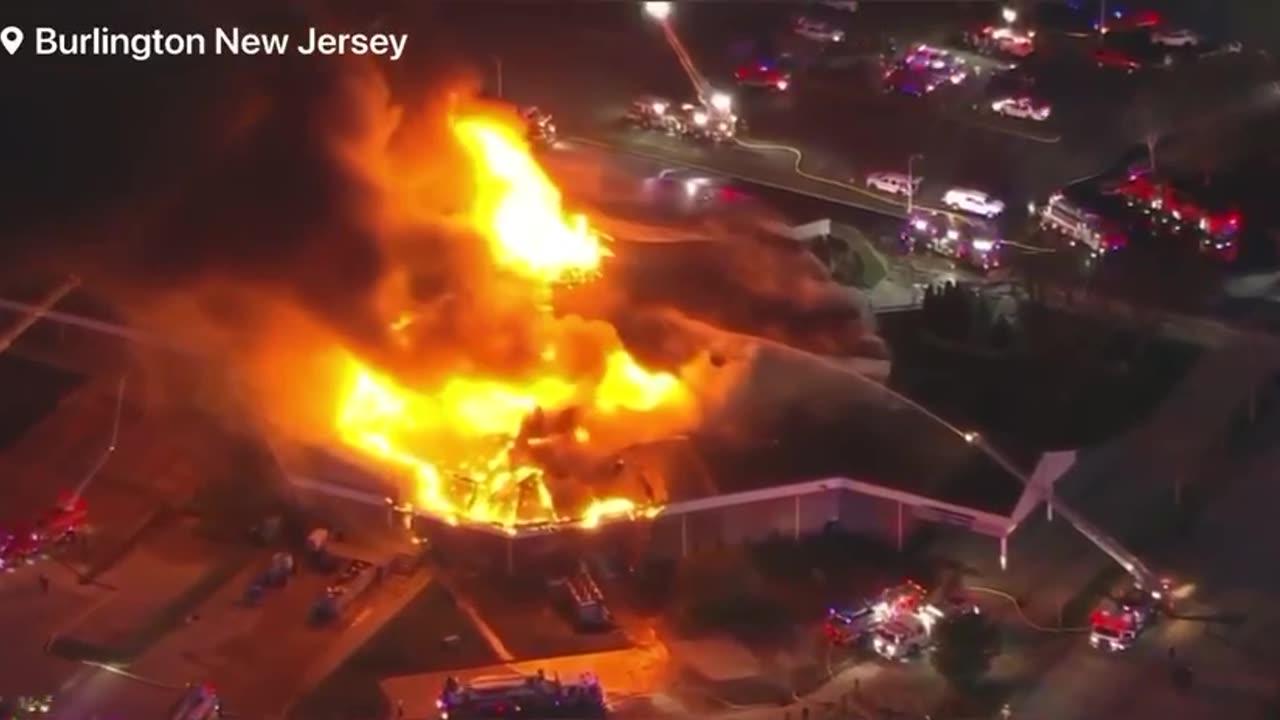 Massive Fire Destroys New Jersey Church