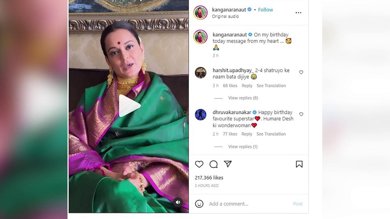_Kangana Ranaut apologises to anyone she hurt in heartfelt birthday post