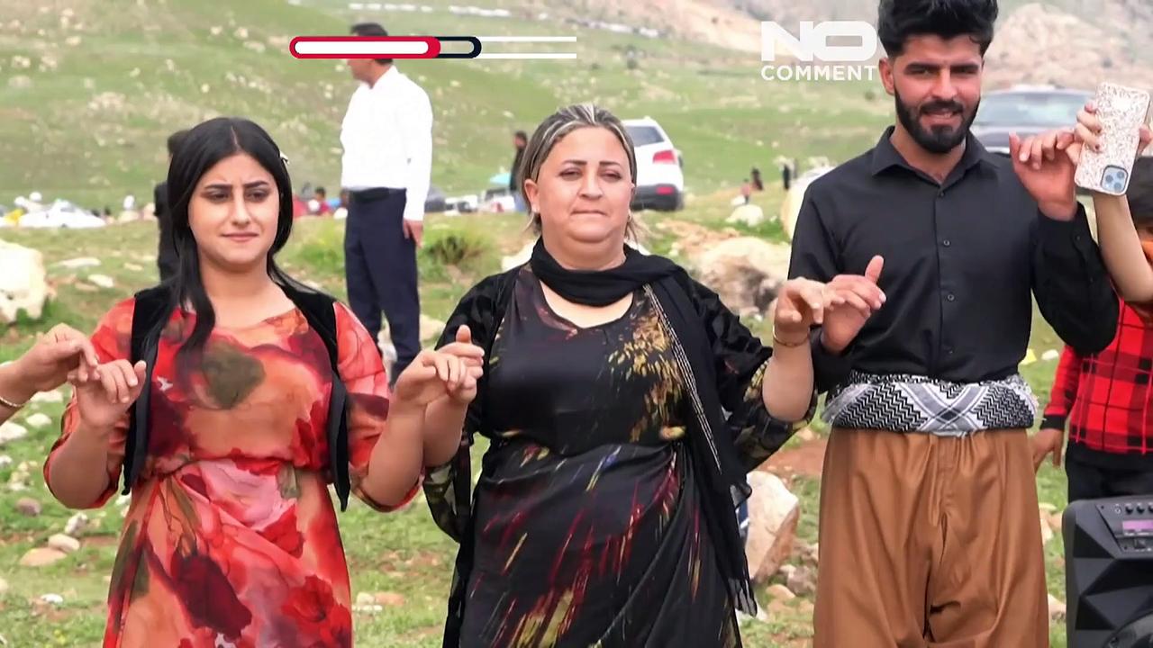 Watch: Iraqi Kurds celebrate Nowruz New Year festival in Akre