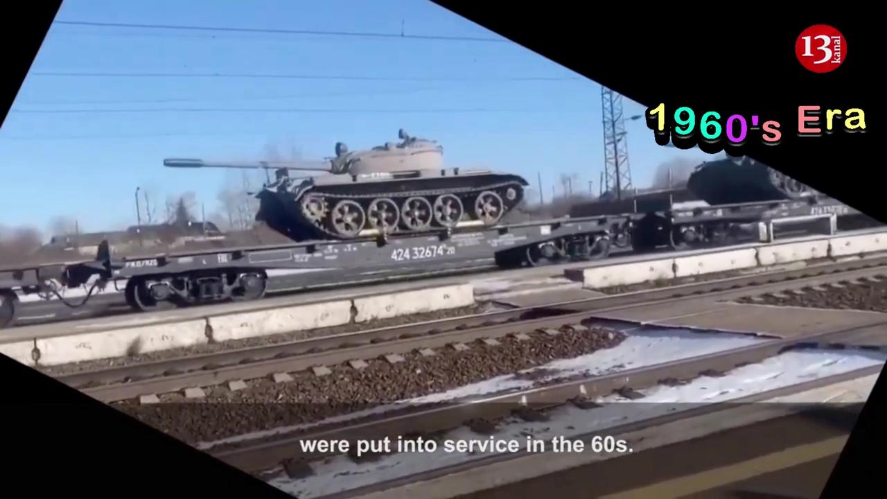 Russia sends to front T-54, T-55 tanks from the 1940s, 1950s 1960s