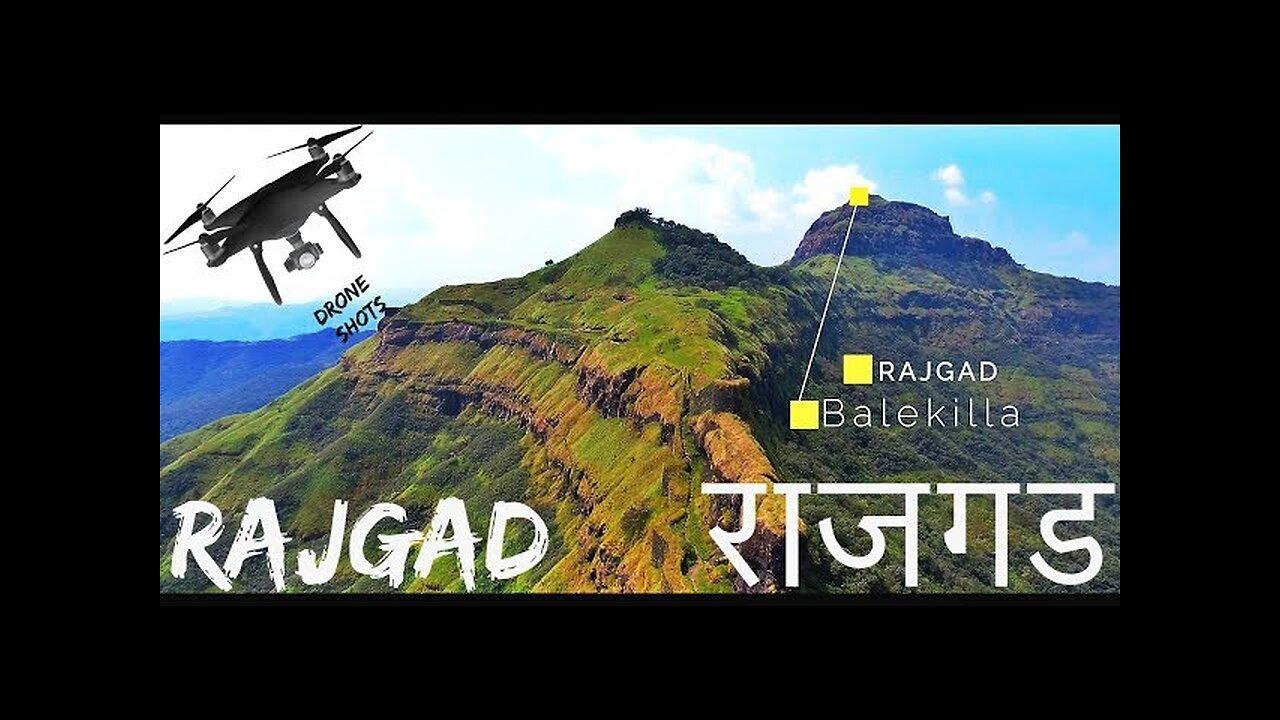 Rajgad Fort - Suvela Machi & Sanjivani Machi | Drone Shots Maharashtra