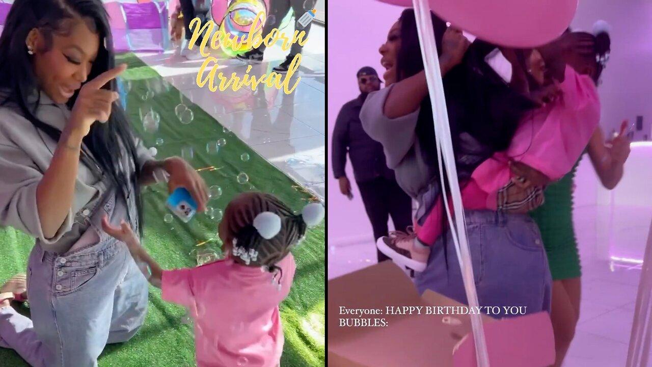London Holmes & Summer Walker's Daughter Princess Pulls Mommy's Hair During 2nd B-Day Party! 😱