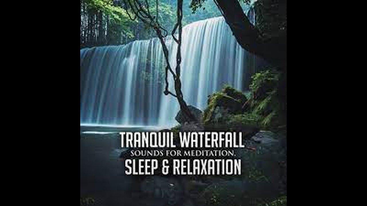 WATERFALL Sounds for Soothing Relaxation & Sleeping - 1 HOUR HD Water Sounds, Meditation, Relaxation