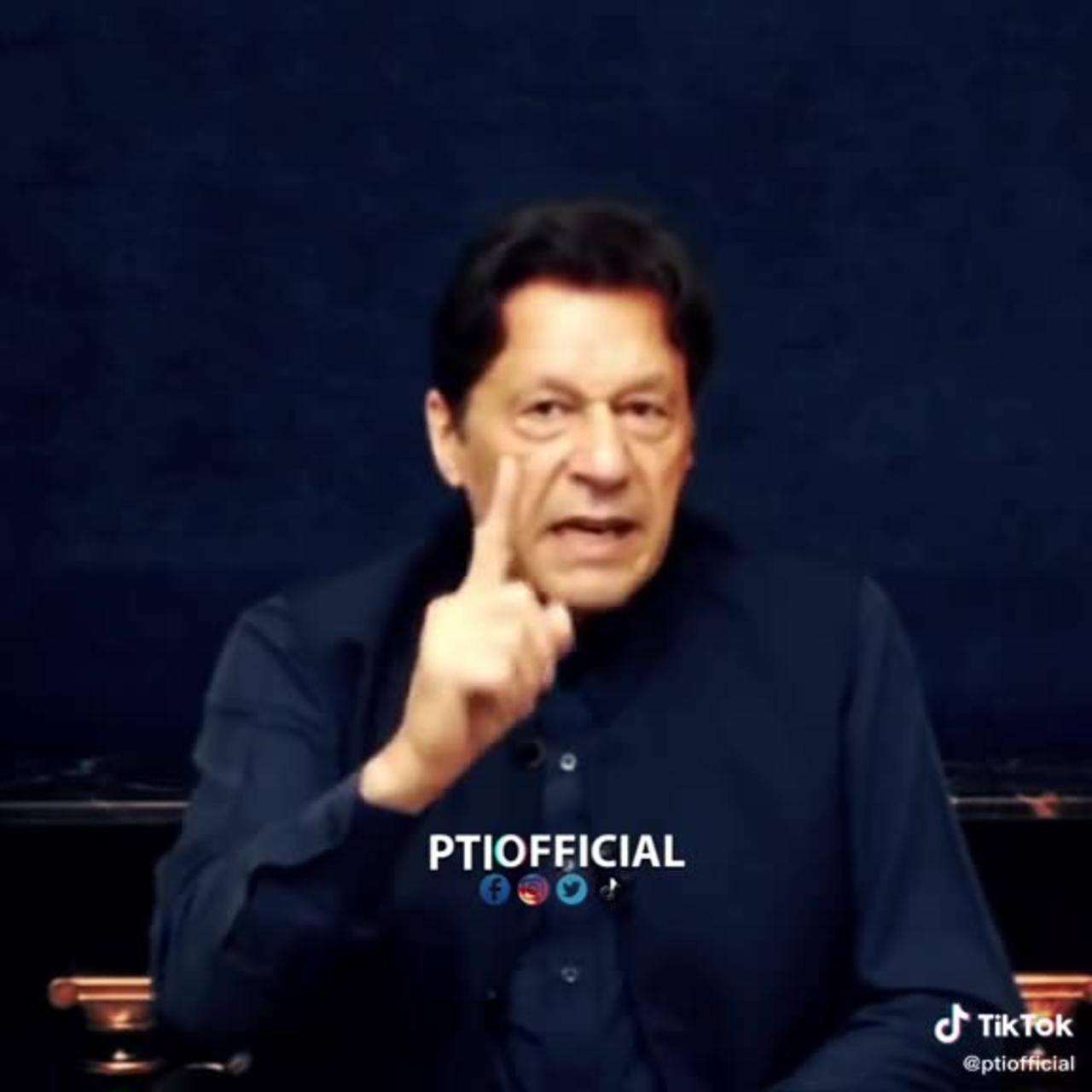 Imran khan message to Pakistan's youth