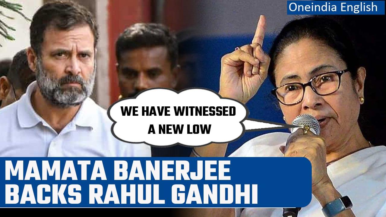 Rahul Gandhi disqualified: Mamata Banerjee and Arvind Kejriwal back Congress leader | Oneindia News
