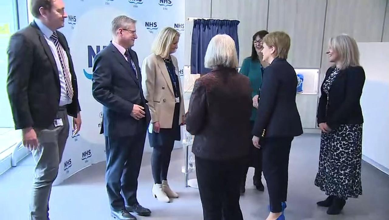 Sturgeon opens new NHS treatment centre in final engagement